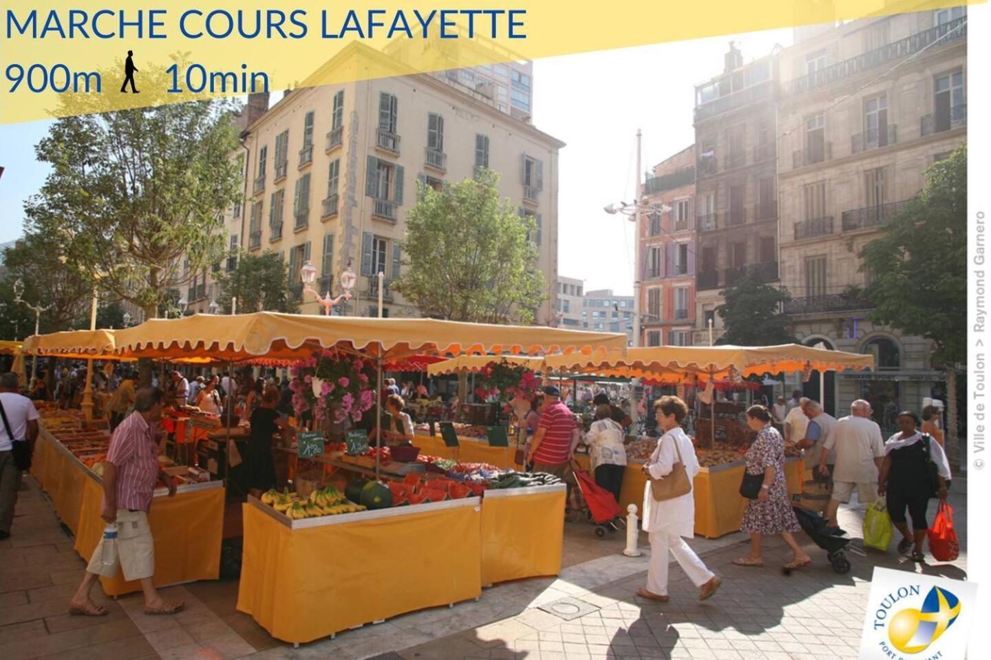 #3 Toulon Centre, Balcon, Lumineux, Stationnement Facile, Tout Confort 外观 照片